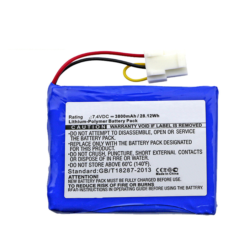 7.4V 3800mAh Li-polymer Rechargeable Vital Signs Monitor Replacement Battery for CONTEC CMS6000