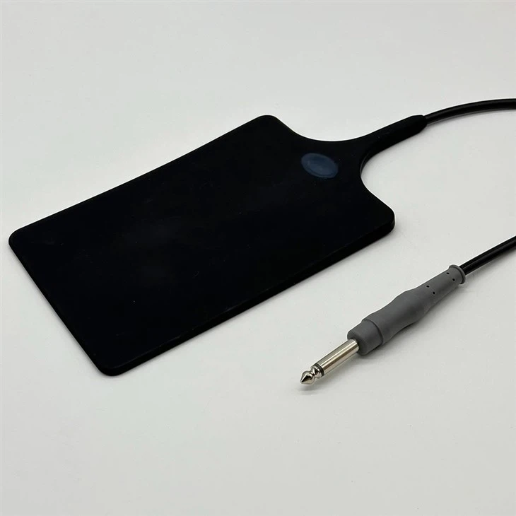 Child Reusable Silicon Patient Plate Negative Return 6.3mm