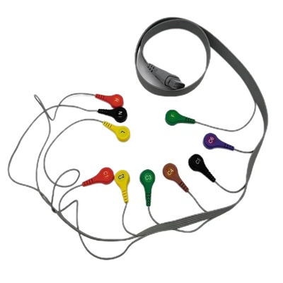 Câble Holter Ekg dynamique à 10 fils pour Edan SE-2003 SE-2012