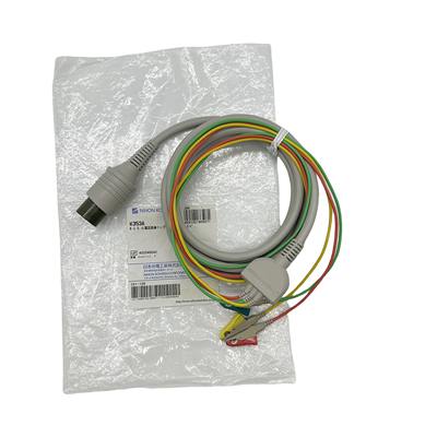 Câble ECG Nihon Kohden d'origine 3 fil de plomb K353A