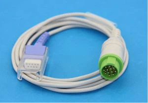 Mennen Connecteur rond 13 broches Masimo SpO2 Adaptateur Câble / câble d'extension