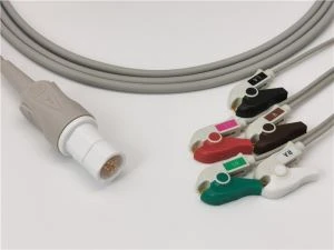 Clips 5 dérivations pour câble ECG compatible Drager