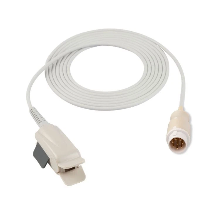 MEK Round 8-Pin Adult Clip SPO2 Sensor