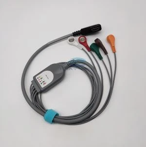 Câble Holter ECG AHA 5 Lead Snap DMS
