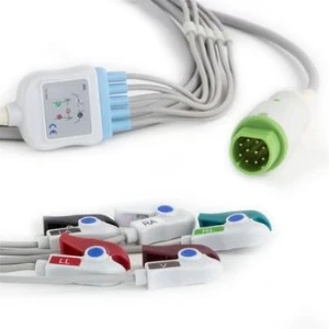 Câble ECG compatible Drager Siemens 5 dérivations