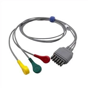 Câble Edan ECG Holter et Leadwire 3 plomb